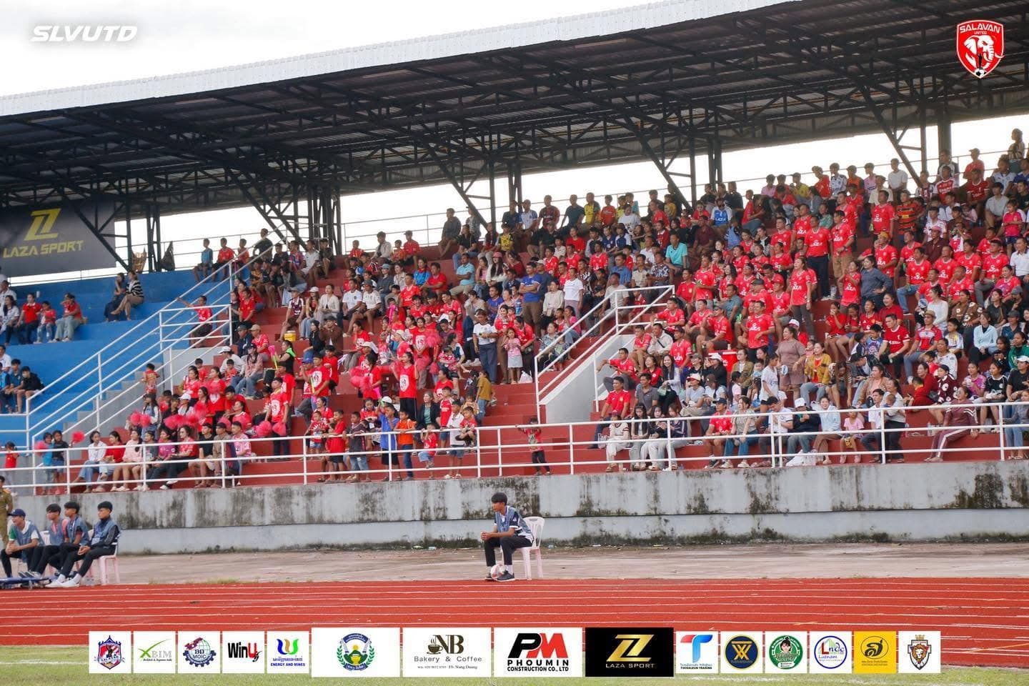 Supporters at Salavan United home stadium